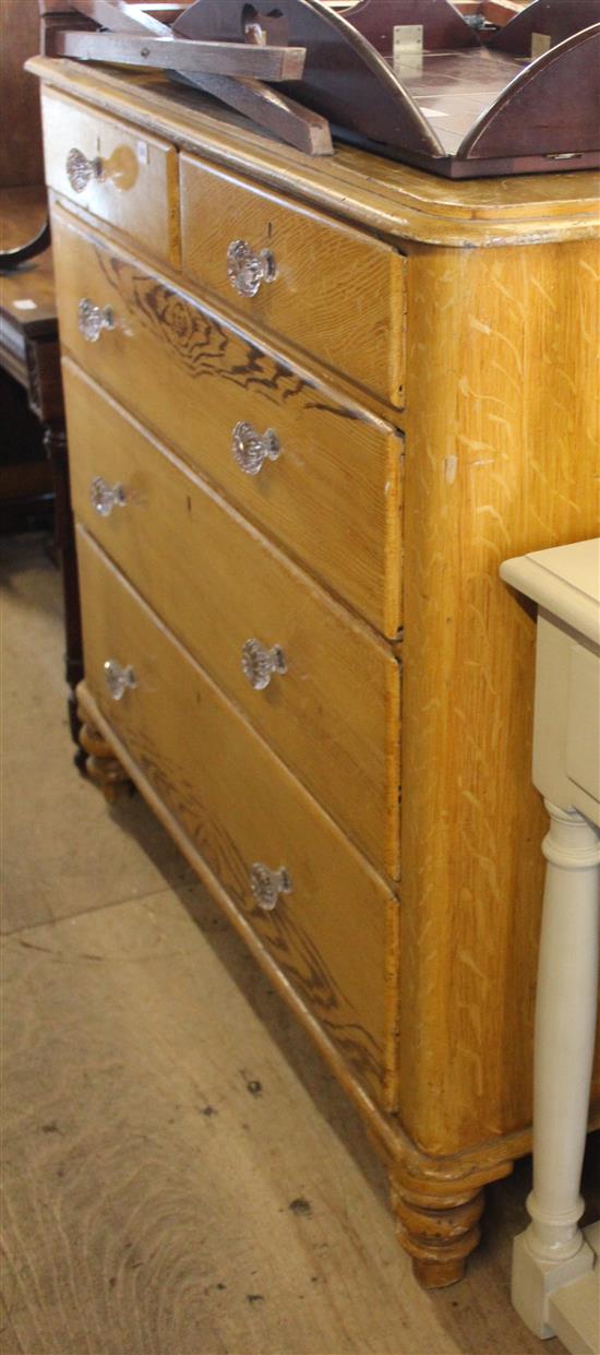 Victorian painted pine chest of drawers